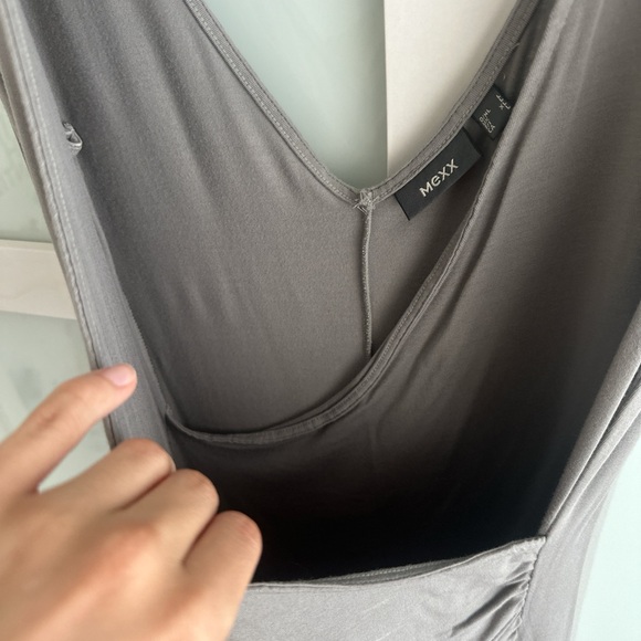 Gray MEXX dress with draped detail - Picture 4 of 4